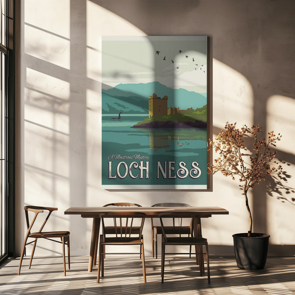 Loch Ness resetryck | Canvas