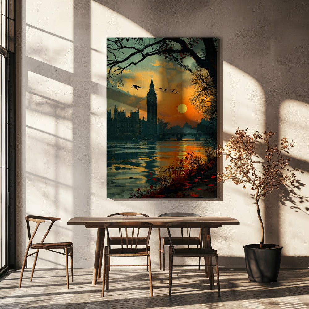 Utsikt från Themsen | Canvas