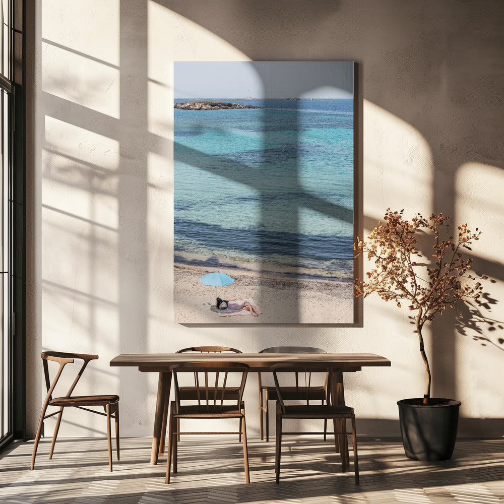 Italiensk strand 3 | Canvastavla