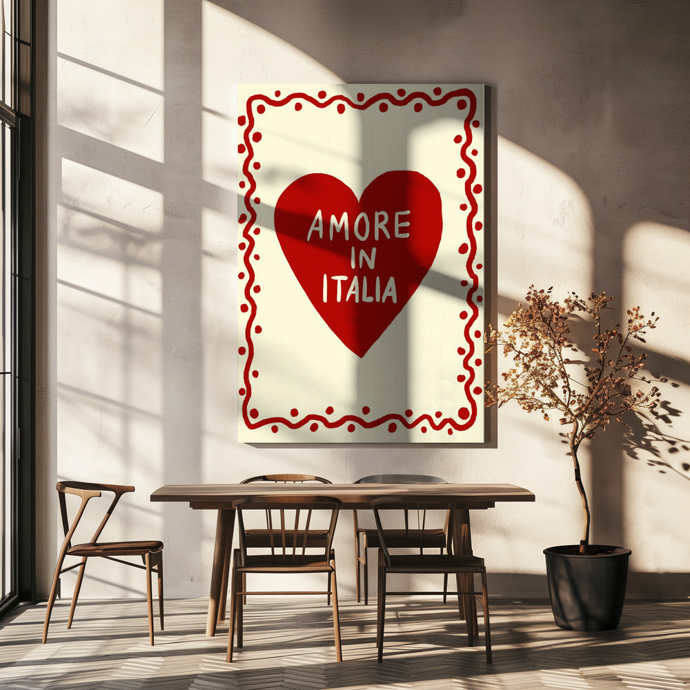 Amoreinitalia Up | Canvas