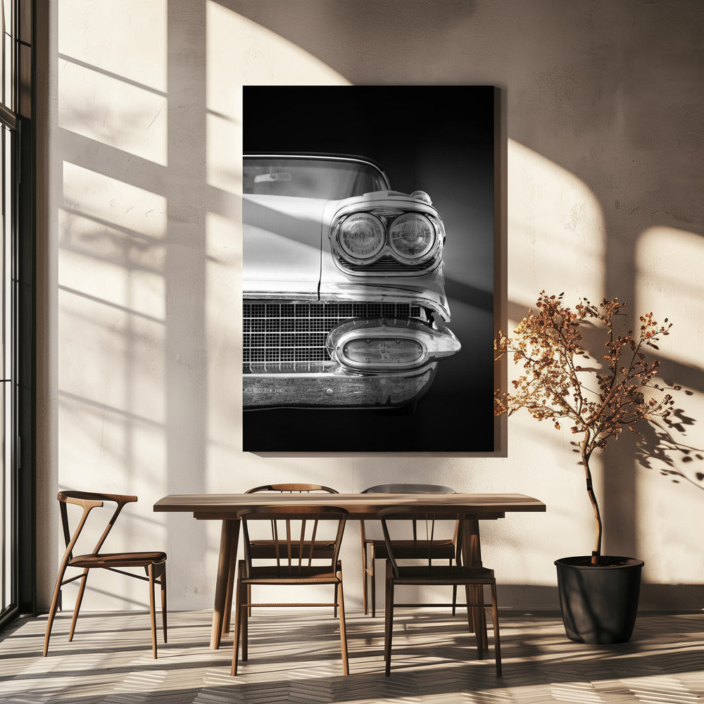 Amerikansk klassisk bil Bonneville 1958 Cabriolet | Canvas