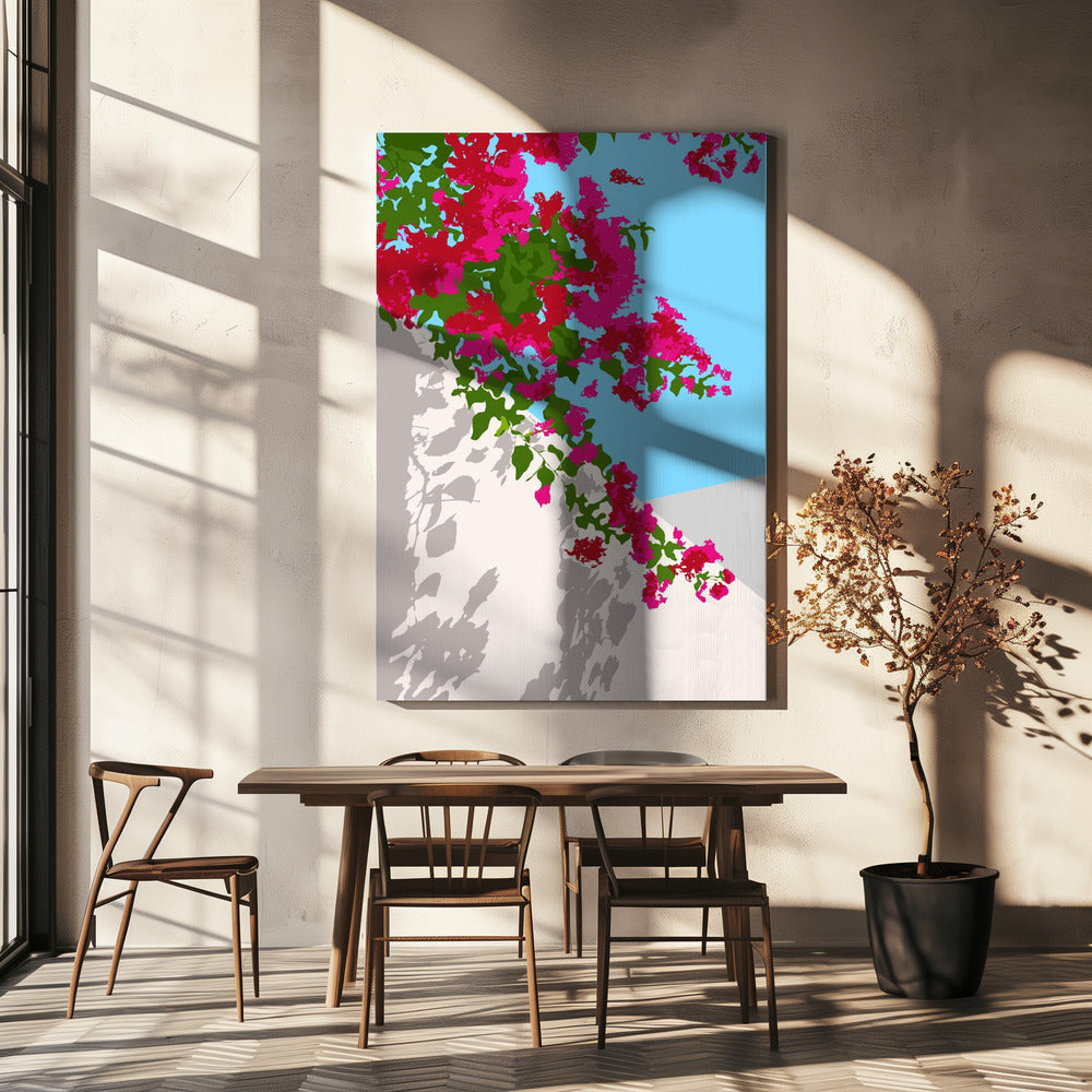 Bougainvilleablomma | Canvastavla