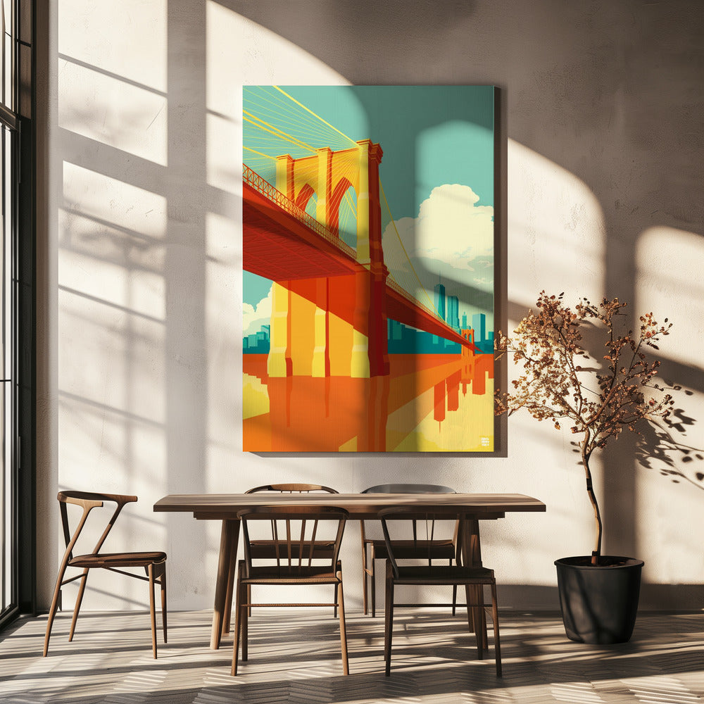 New York Brooklynbron | Canvas