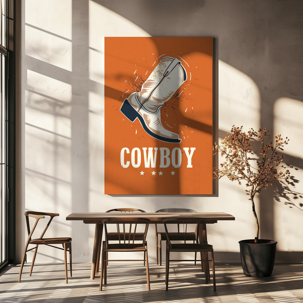 Cowboystövlar Vintage | Canvas