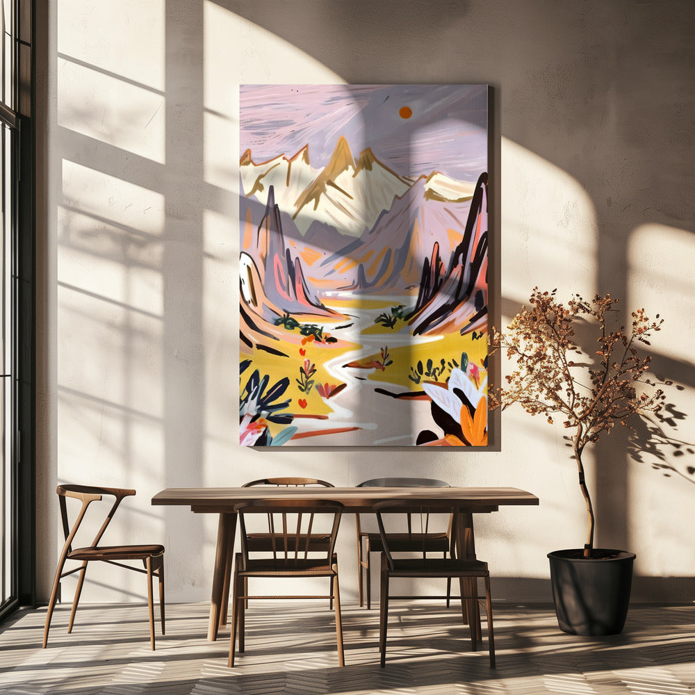 Lavendelbergen | Canvas