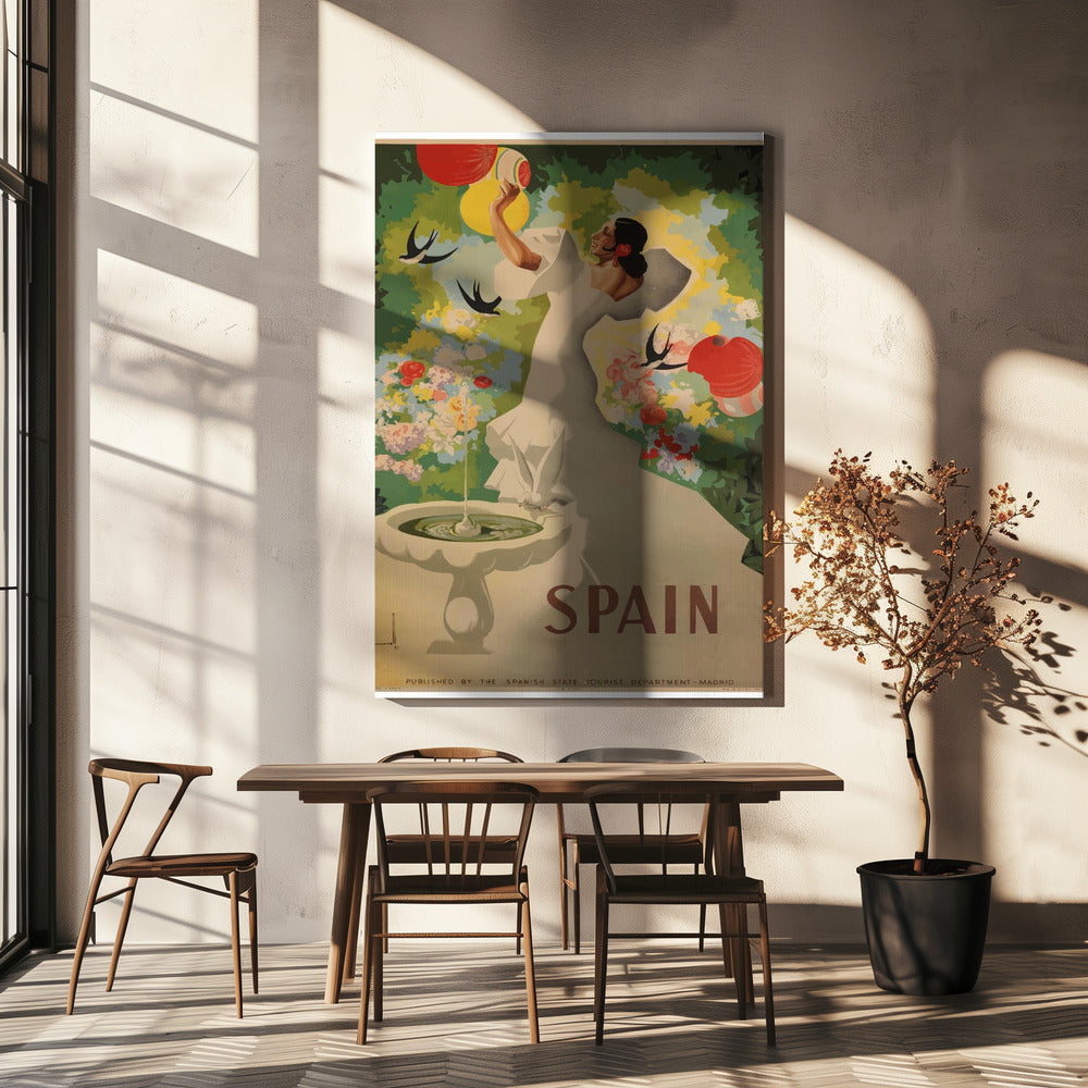 Spanien Poster | Canvastavla