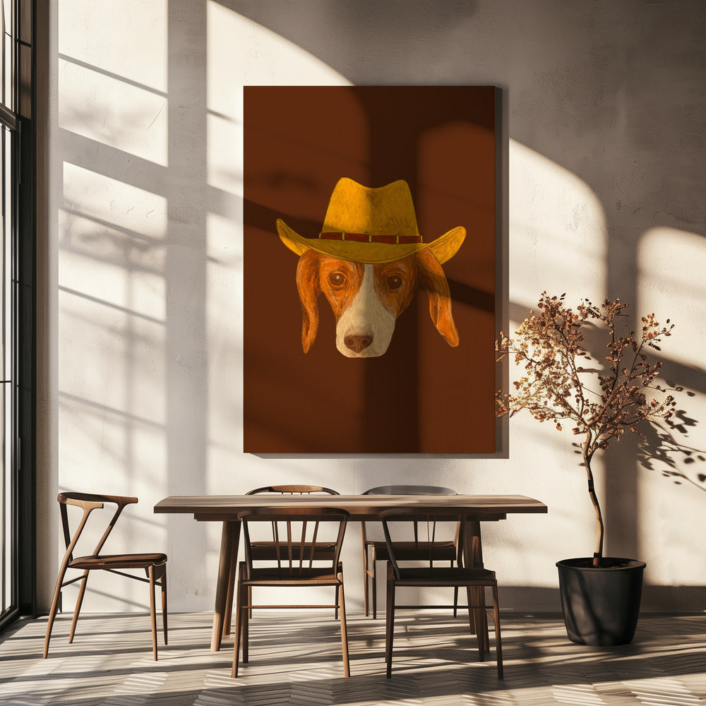 Nala Den sötaste cowgirlvalpen | Canvas