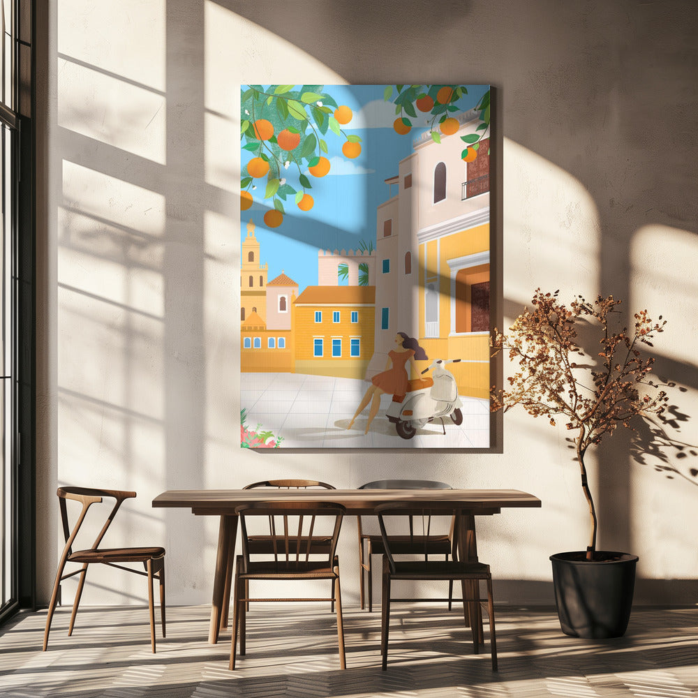 Sevilla Apelsiner, Spanien | Canvas