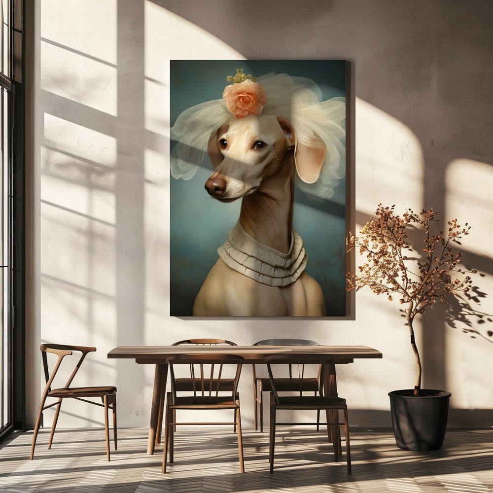 Human Dog 0001 2024 December Poster Dog Woman 5.jpg | Canvas