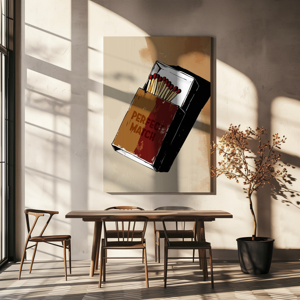 Tänd en tändsticka | Canvasduk
