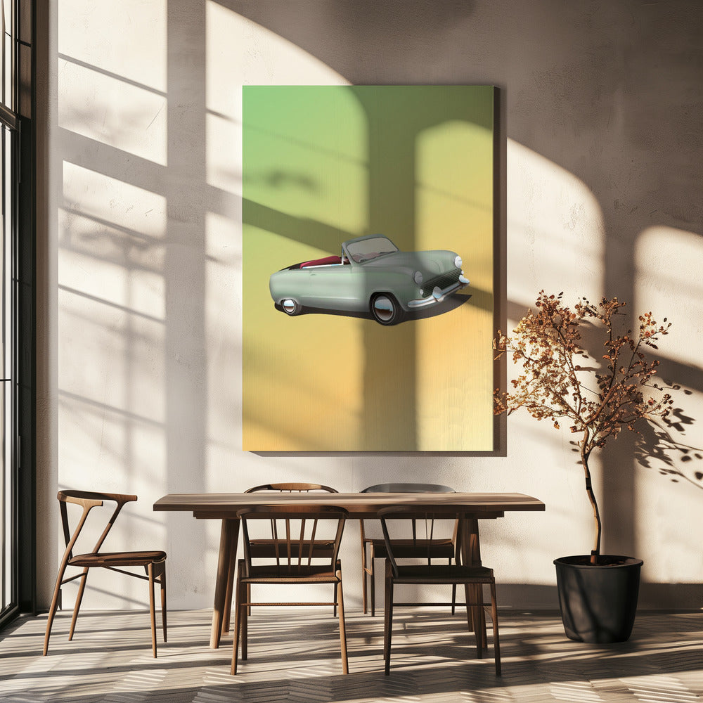 Vintage cabrioletbil | Canvas