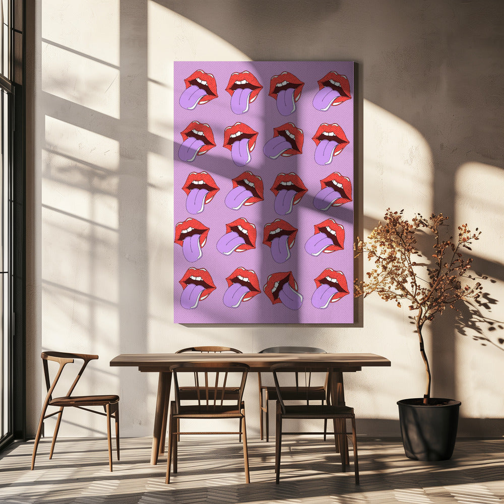 Läppmönster | Canvas