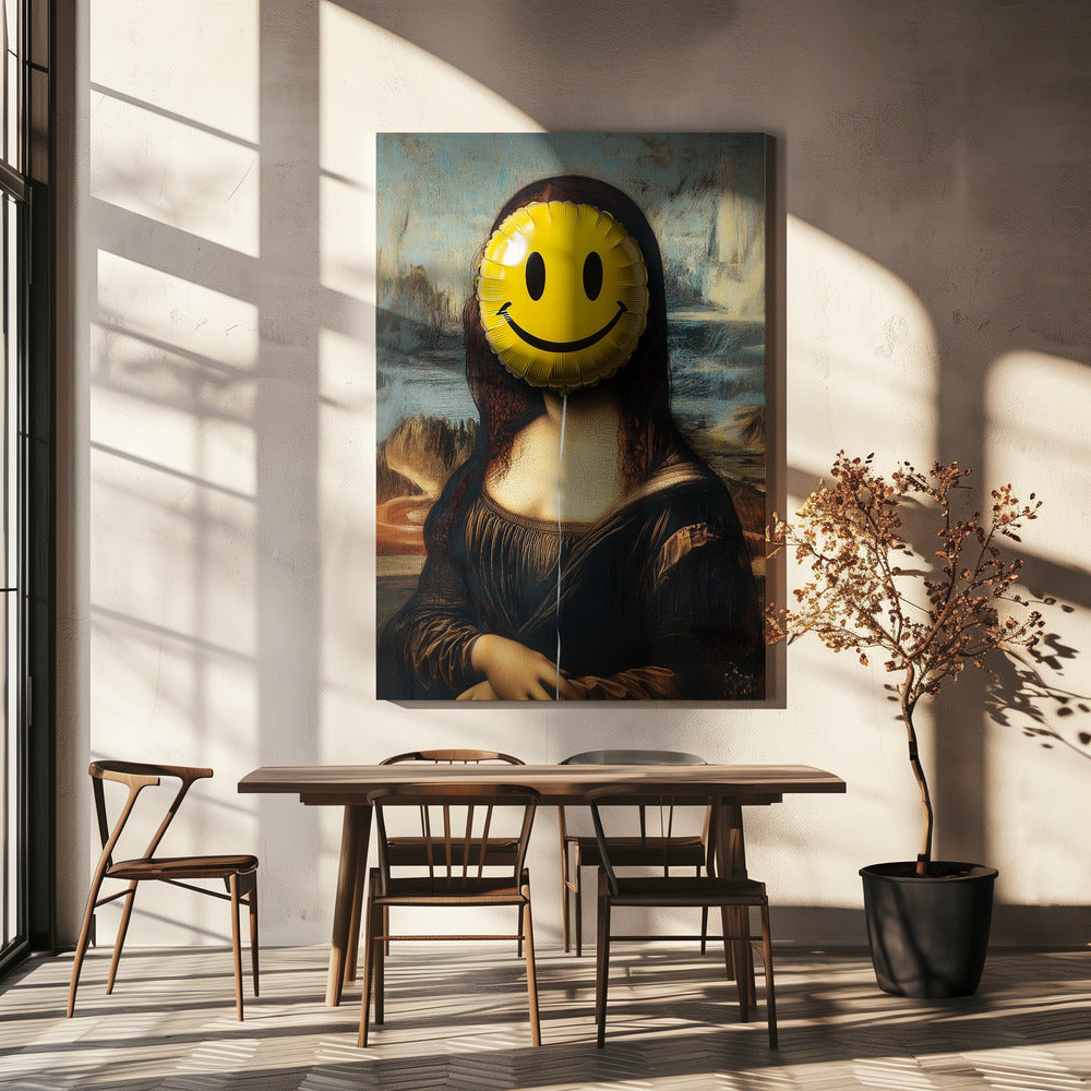 Parodi på Mona Lisa | Canvastavla