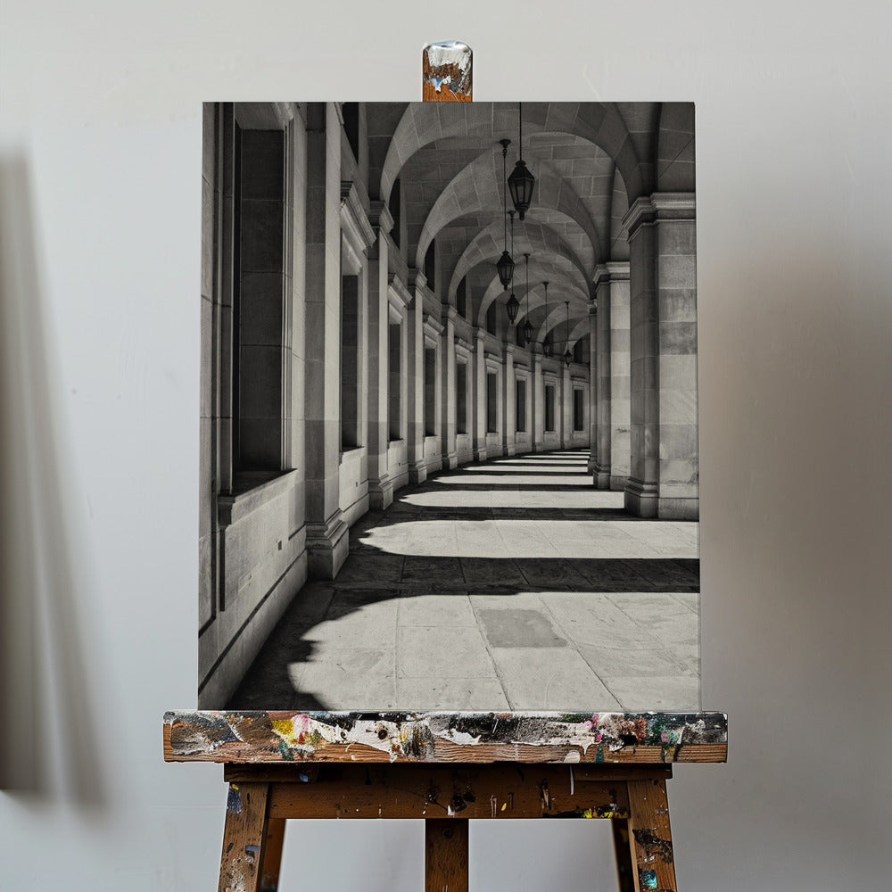 Couloir courbe | Tableaux sur Toile