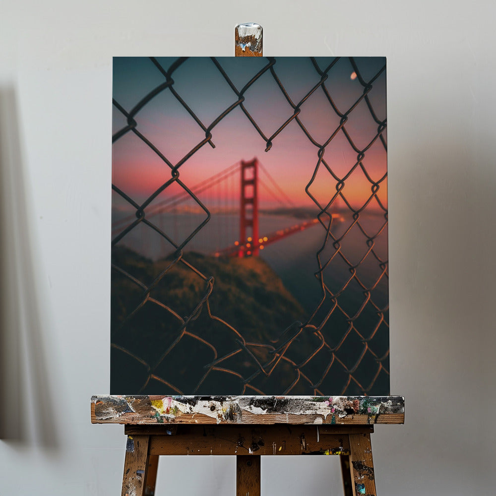 Golden Gate Caged | Canvas
