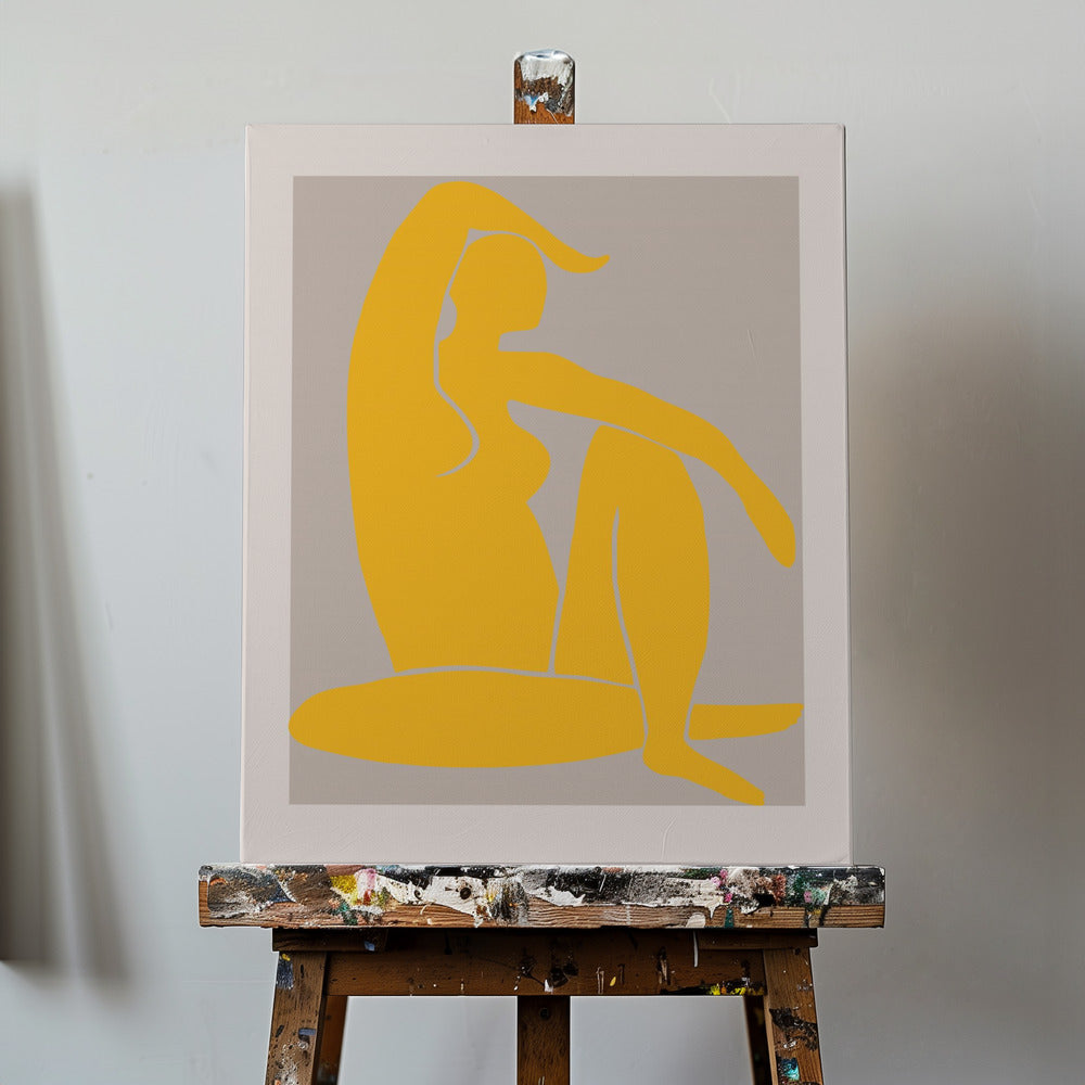 Yellow Figure | Canvas