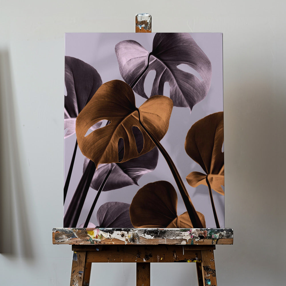 Monstera Lila 01 | Canvas