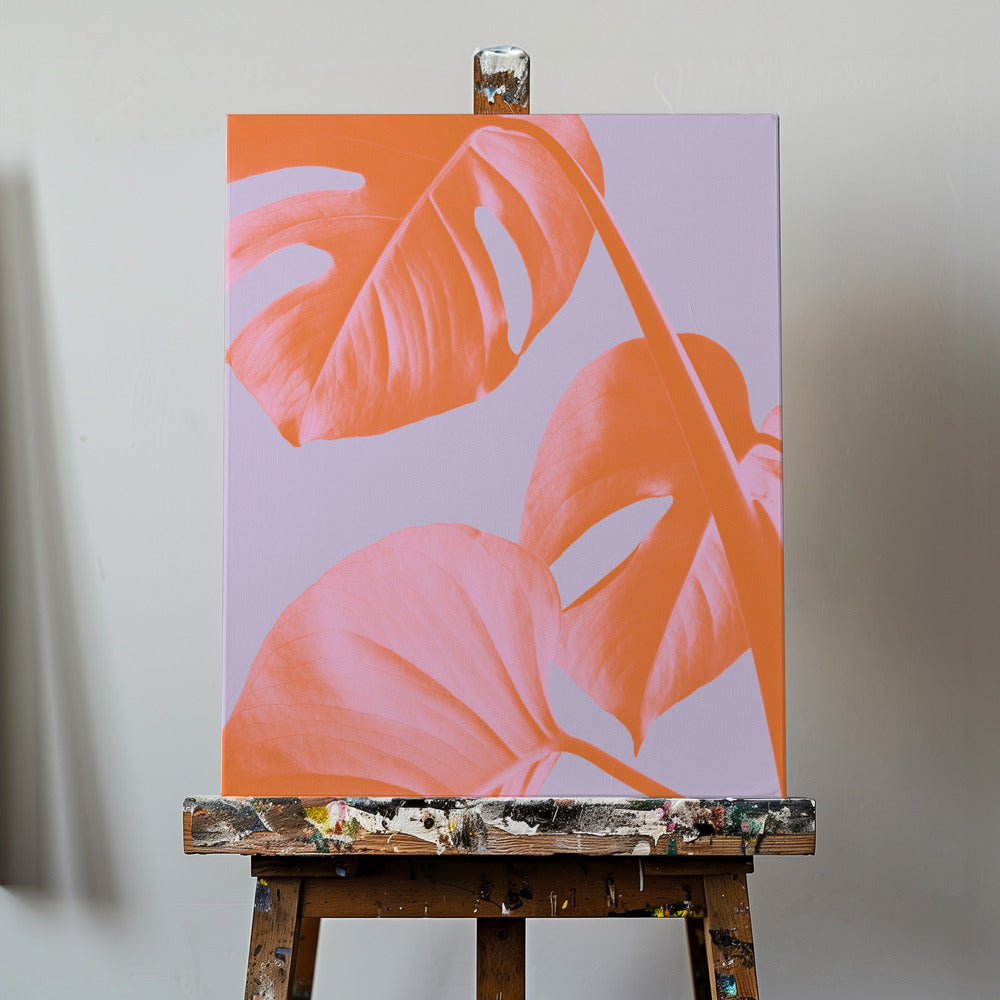 Monstera Lila 03 | Canvas
