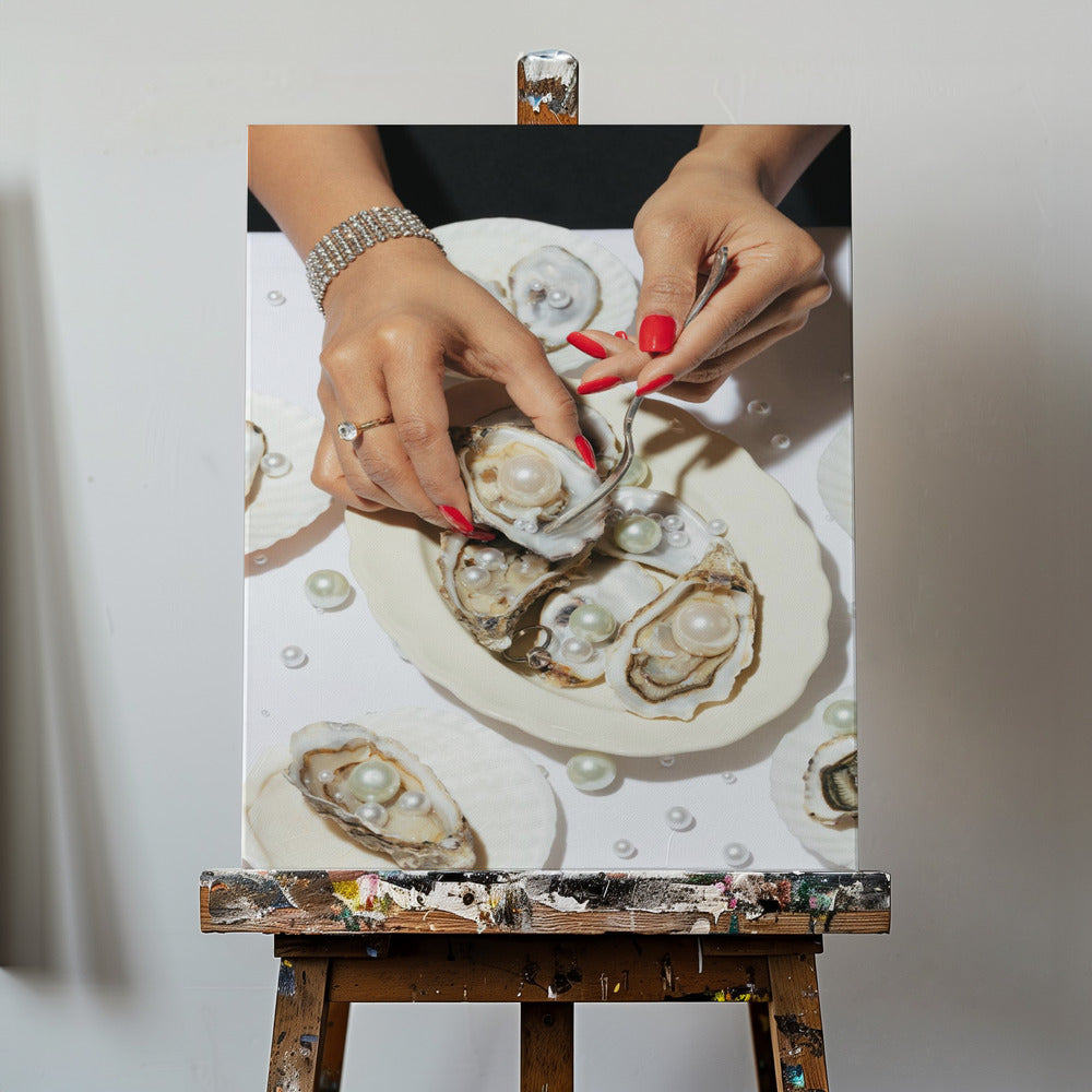 Huître & Perles N° 01 | Tableaux sur Toile