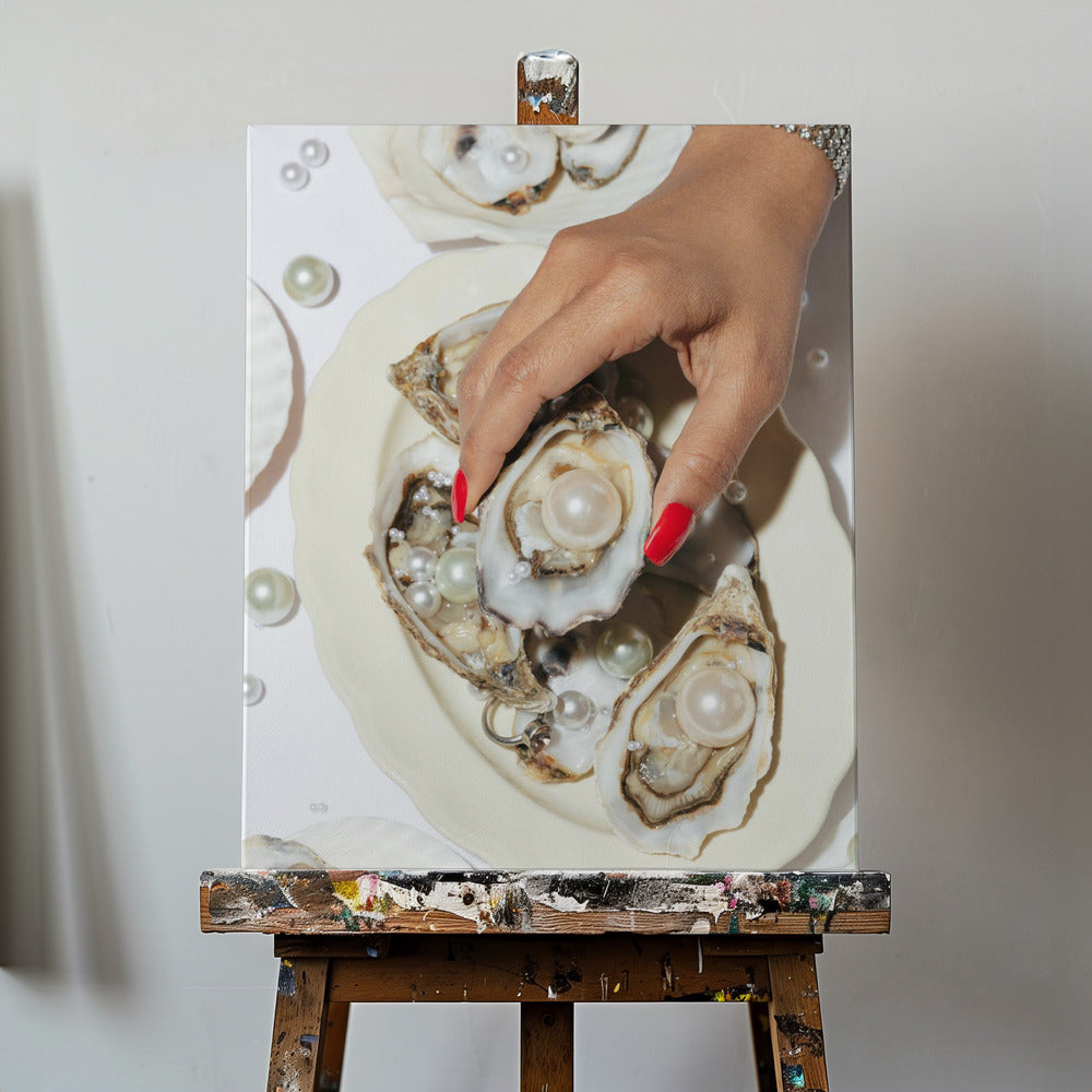 Oysters & Pearls No 02 | Canvas
