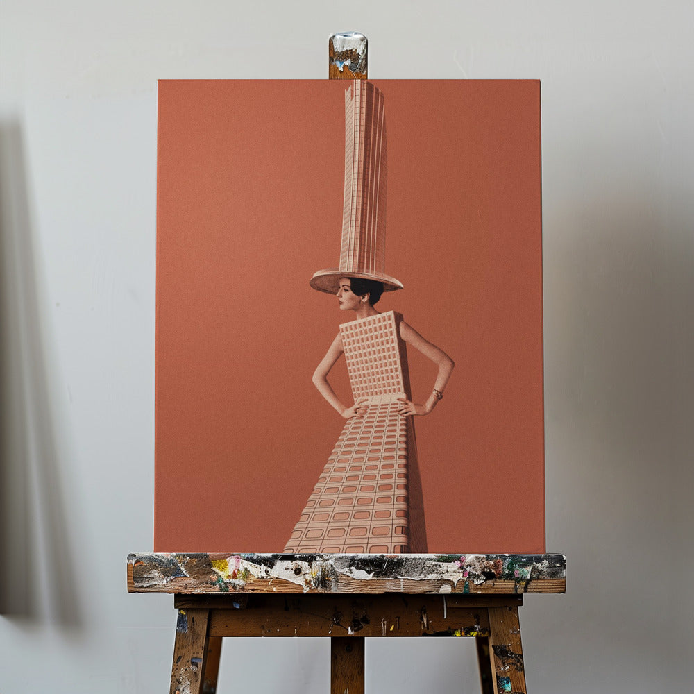 Stadsflicka | Canvas