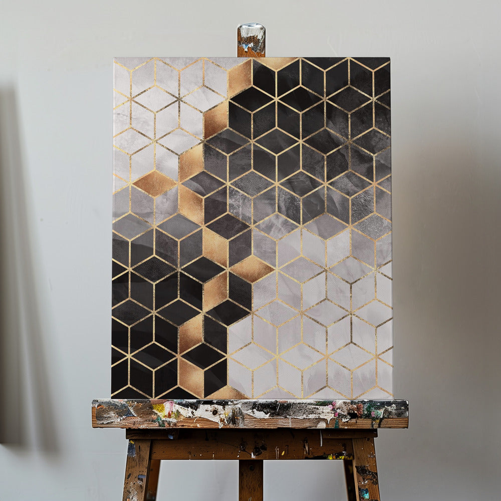 Rökiga kuber | Canvas