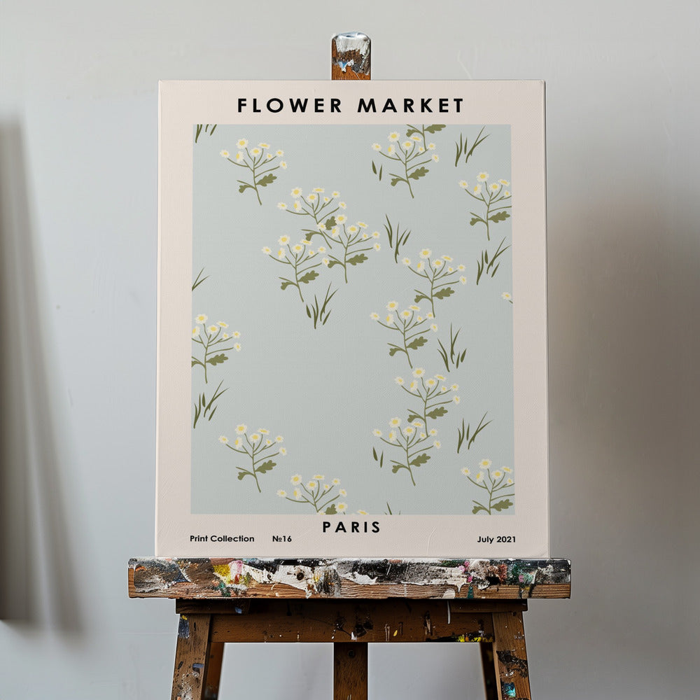 Mercato dei fiori di Parigi | Stampe su Tela