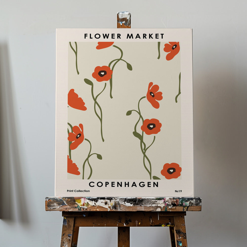 Flower Market Copenhagen | Canvas