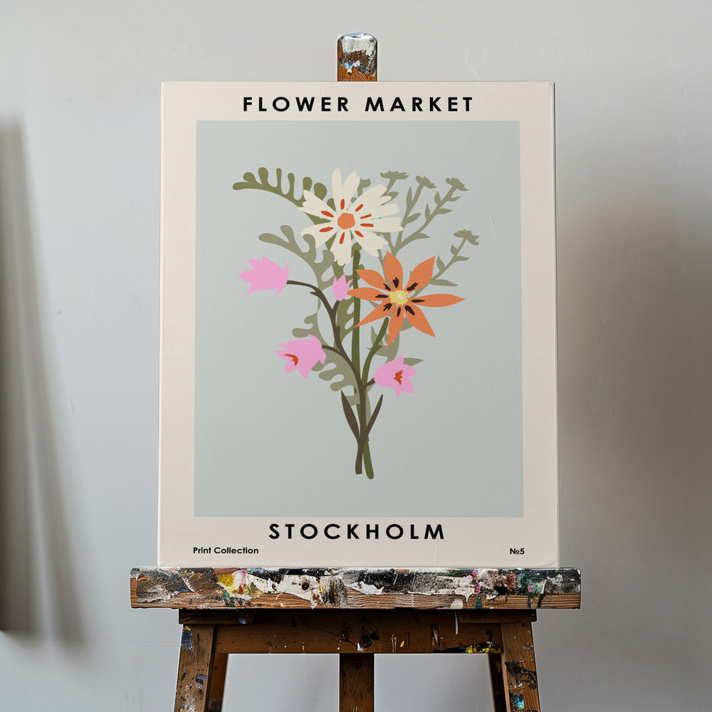 Flower Market Stockholm | Canvas