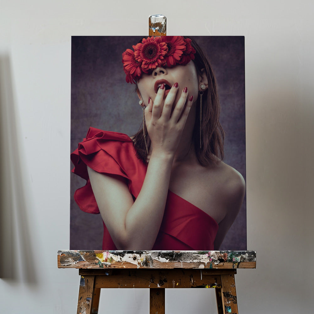 Gerbera girl | Canvas