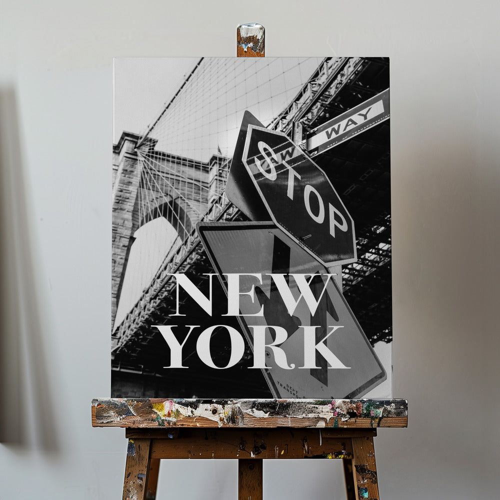 Brooklynbron i New York | Canvastavla
