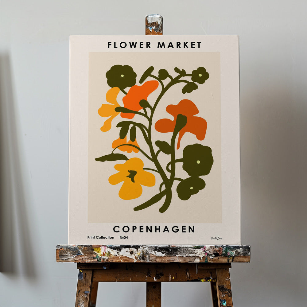 Flower Market. Copenhagen | Canvas