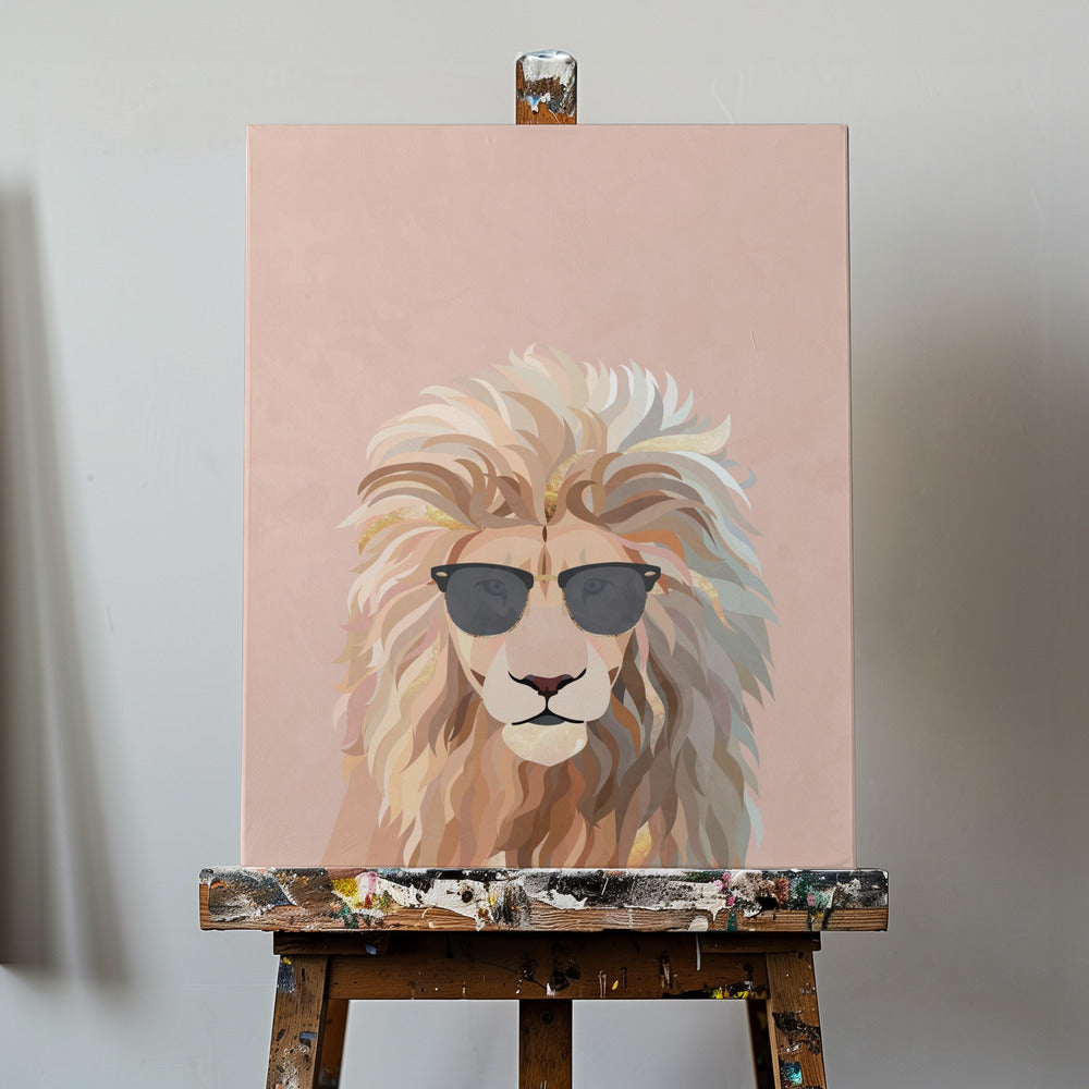Cool cat lion | Canvas