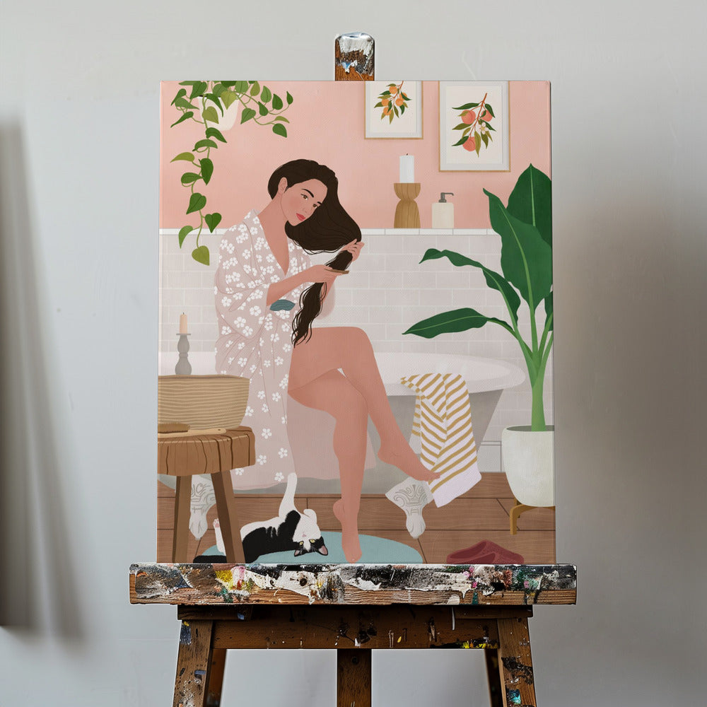 After a Bath | Canvas