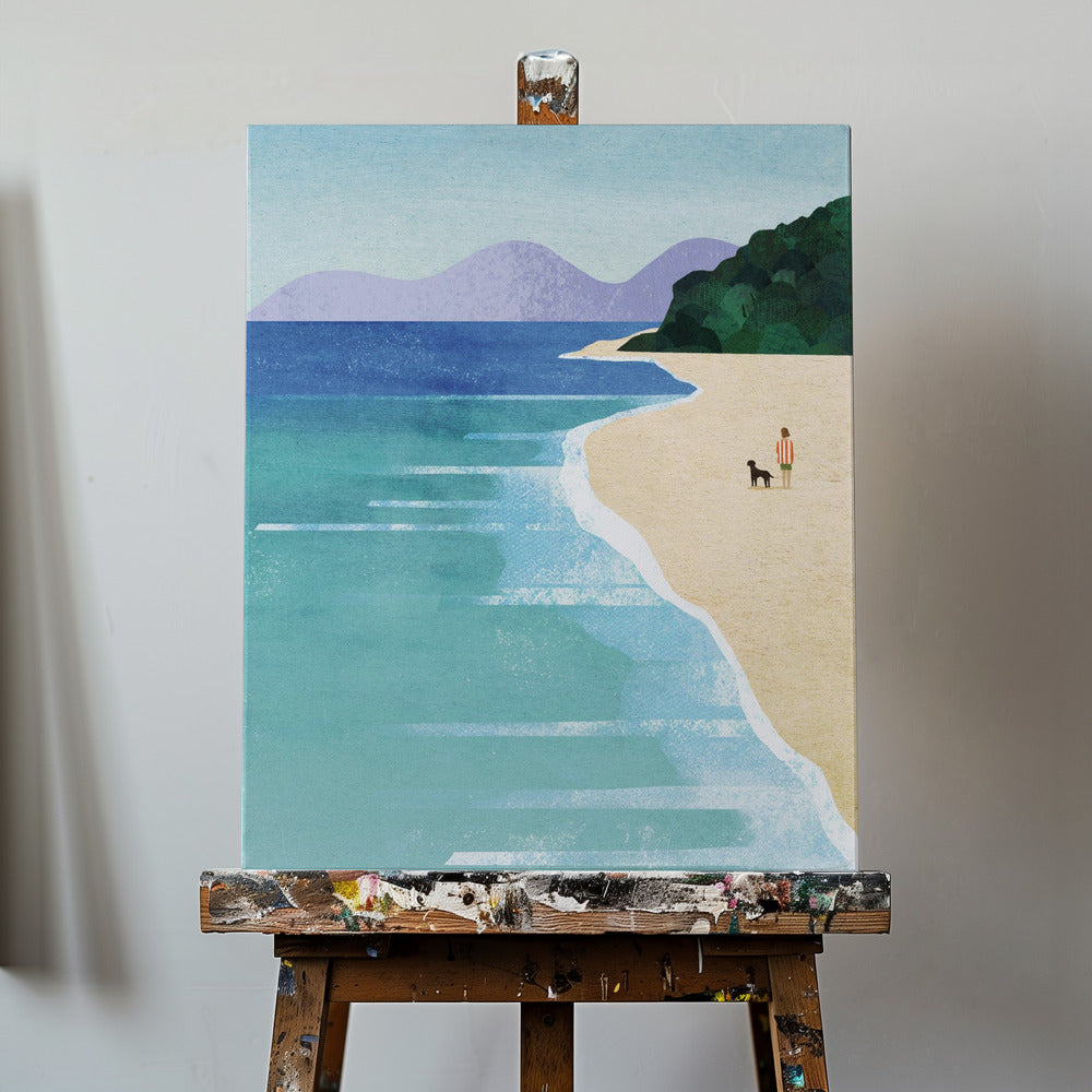 Strandflicka iii | Canvas