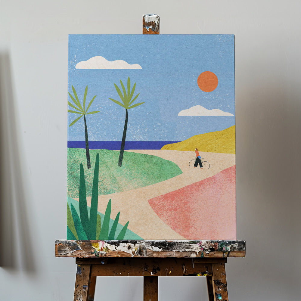 Strandflicka | Canvasduk
