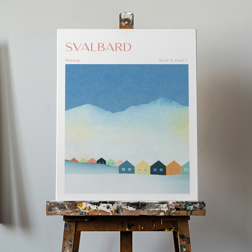 Svalbard, Norvegia | Stampe su Tela
