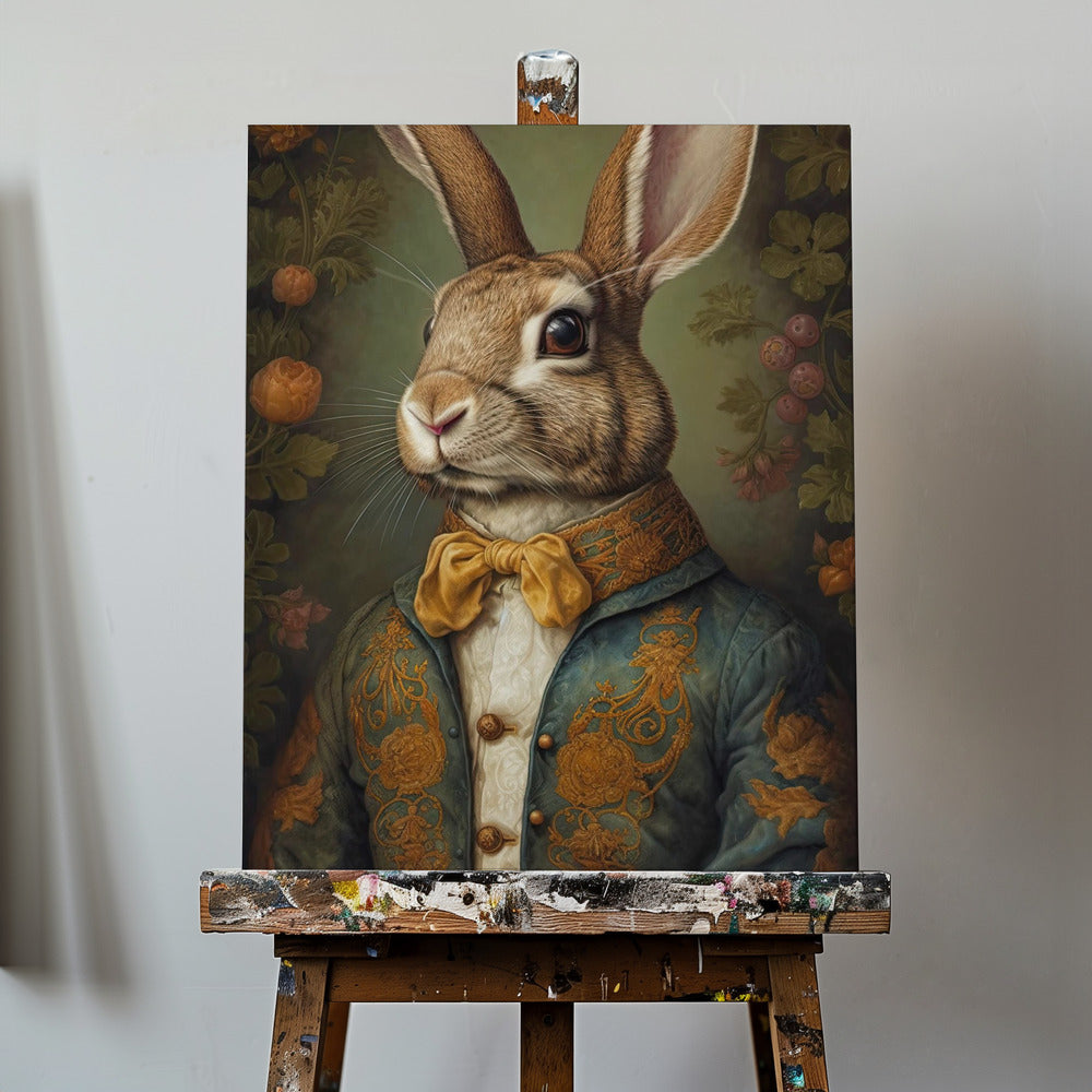 Meneer Konijn | Canvasprints