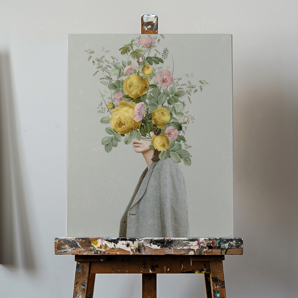 Gul bukett | Canvas
