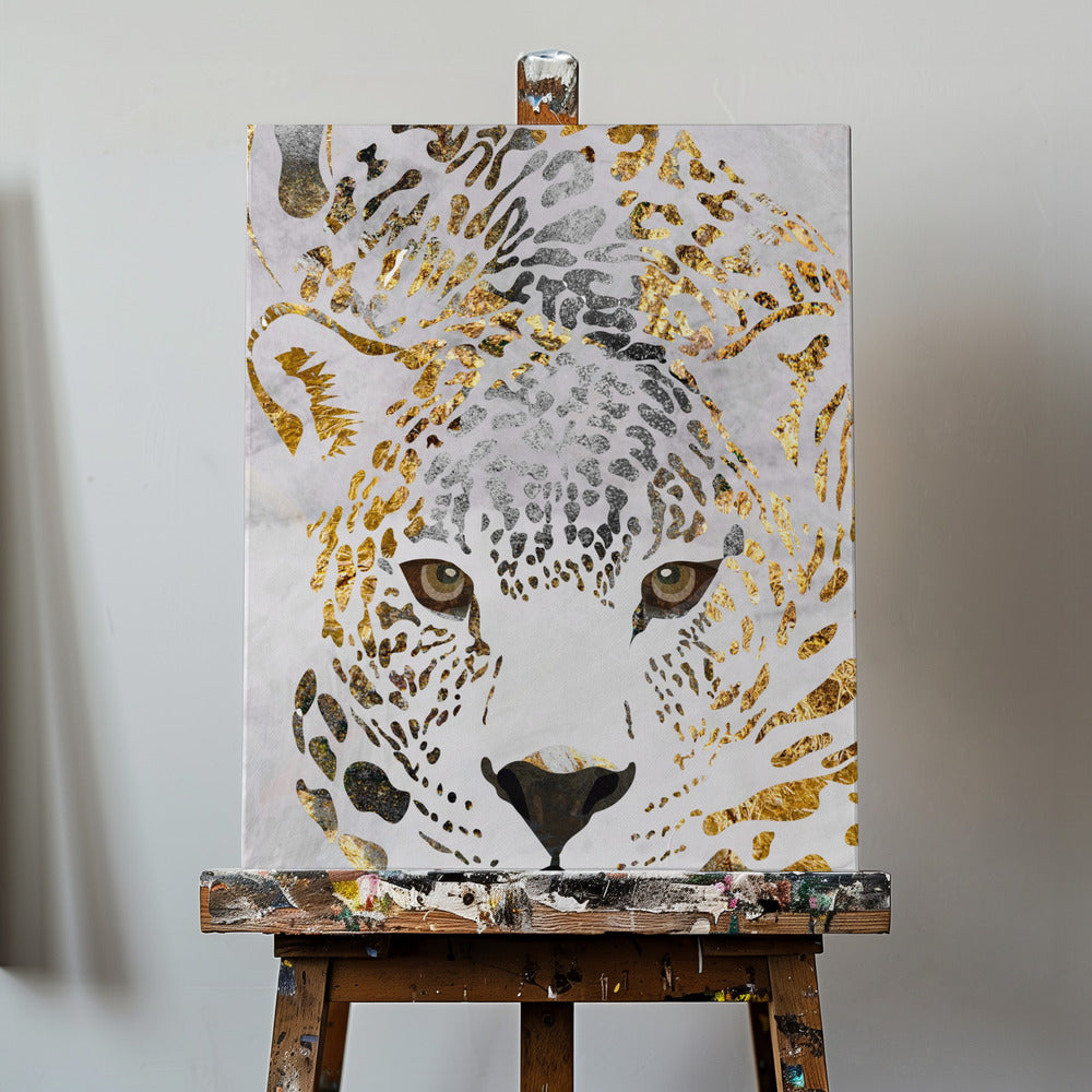 Grunge jaguar guld | Canvas