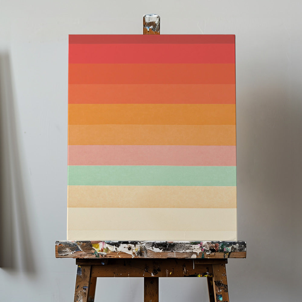 Rainbow Chevrons | Canvas