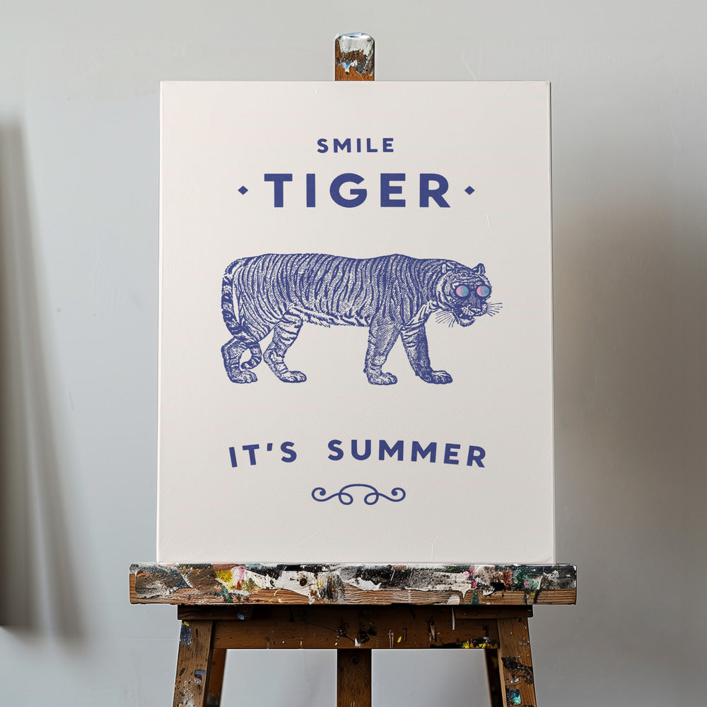 Sourire du Tigre | Tableaux sur Toile