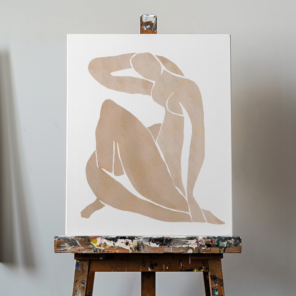 Kvinnor formar abstrakt konst | Canvas