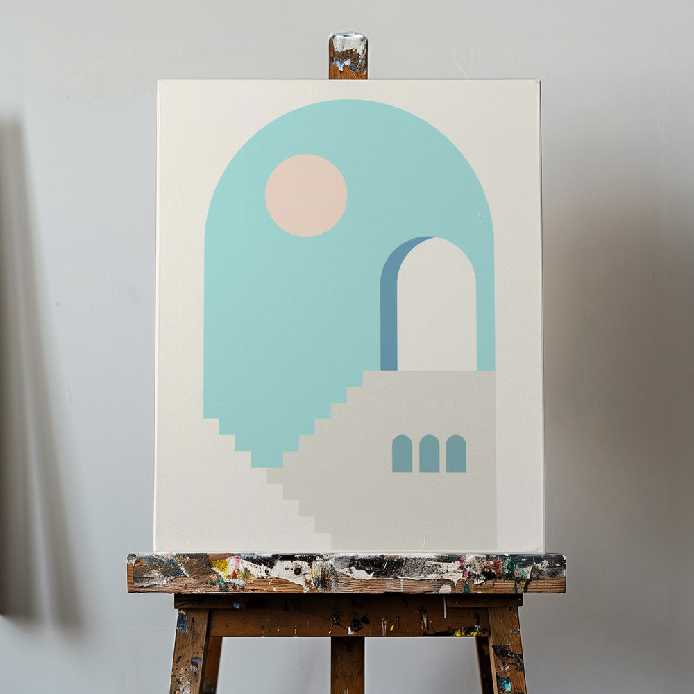 Minimalistisk arkitektur #1 | Canvas