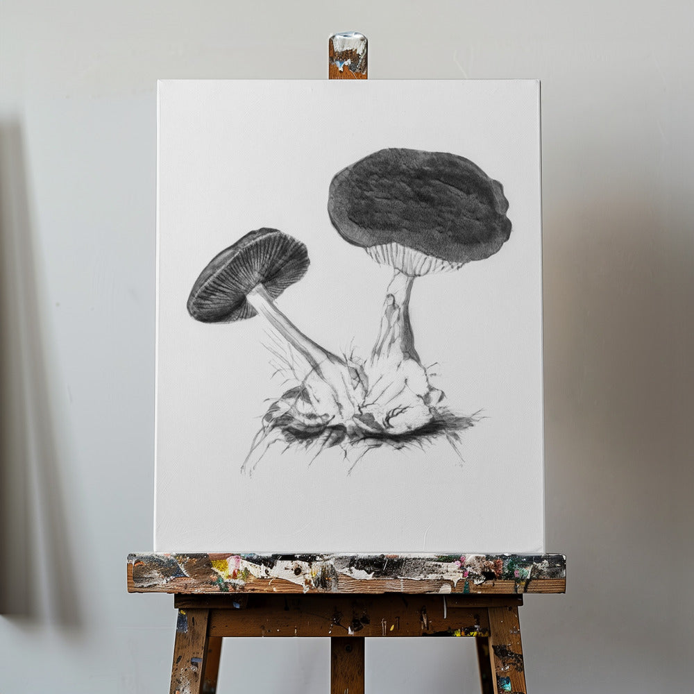 Vintage Violett Webbmössa Svamp Ljus Svart/Svart | Canvas