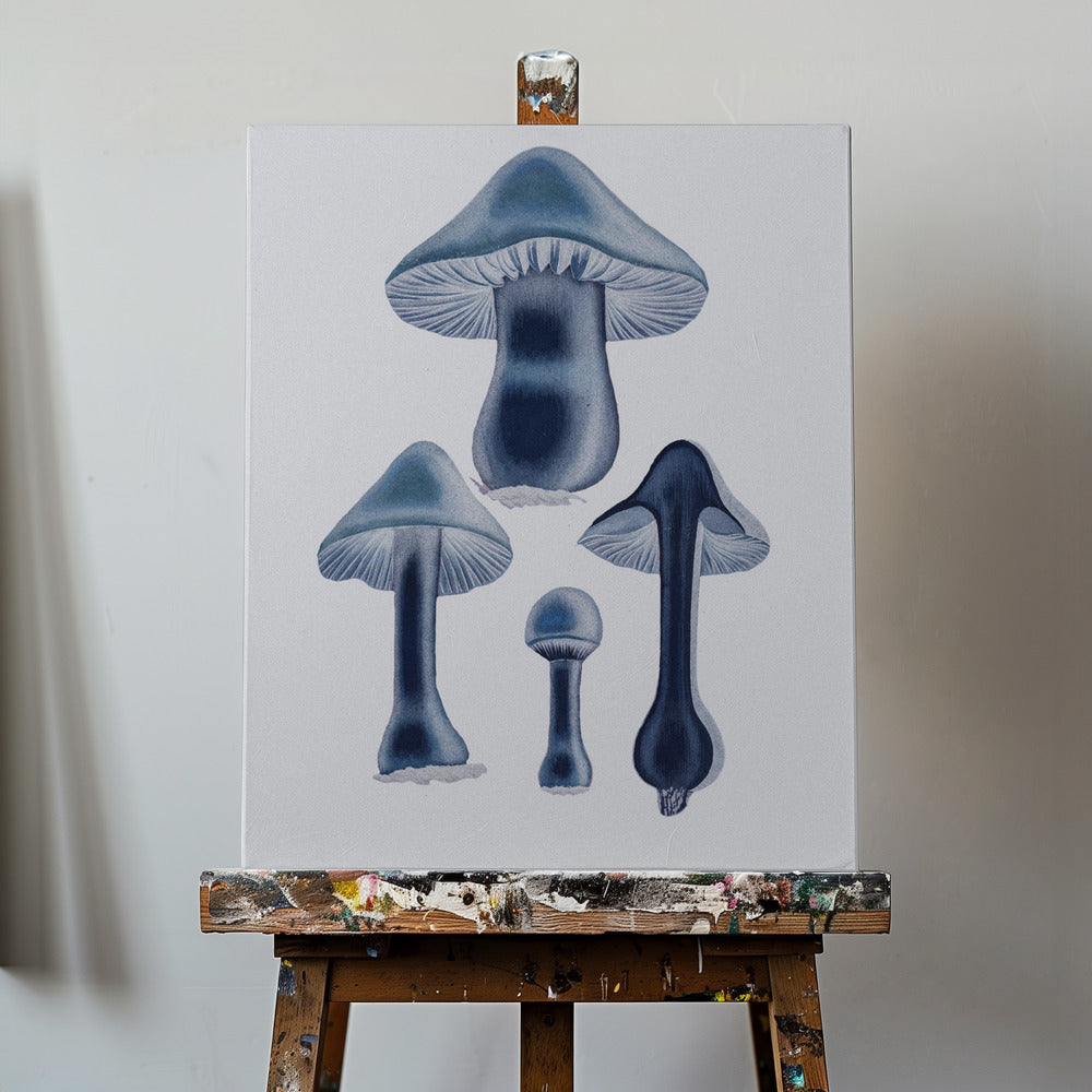 Agaricus Bulbosus - Blå | Duk