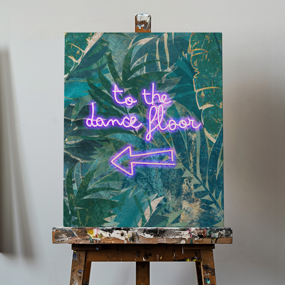 Dance Floor Left | Canvas