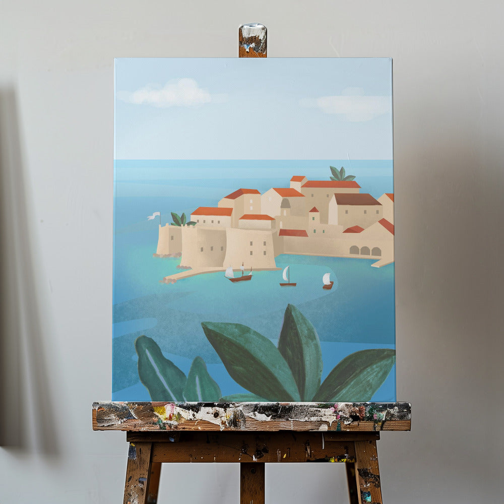 Dubrovnik stad | Canvastavla