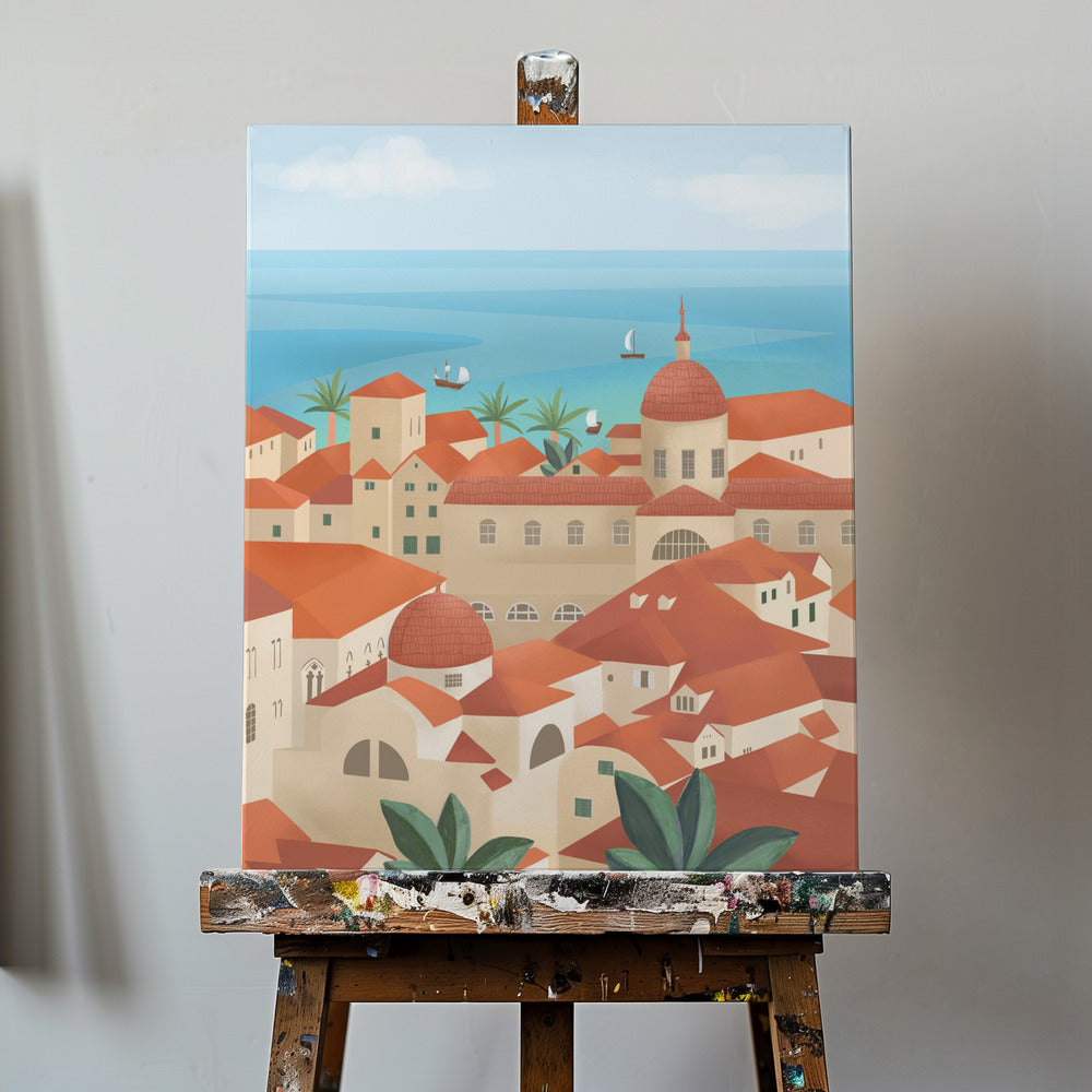 Dubrovniks gamla stad | Canvastavla