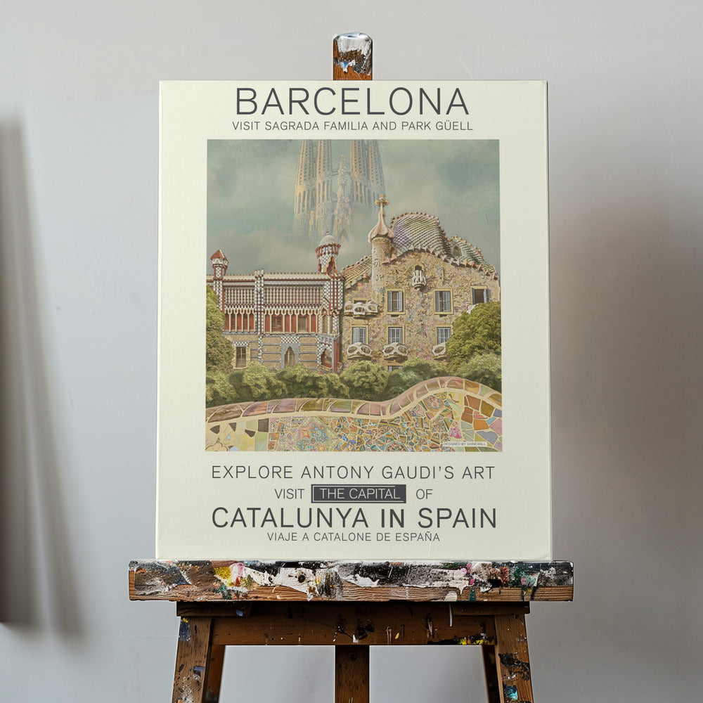 Wydruk Barcelona | Wydruki na łótnie